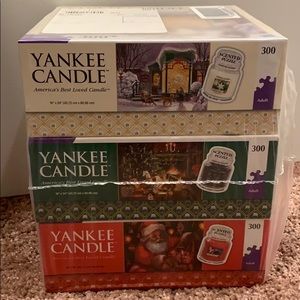 NEW YankeeCandle Holiday Collection ScentedPuzzles